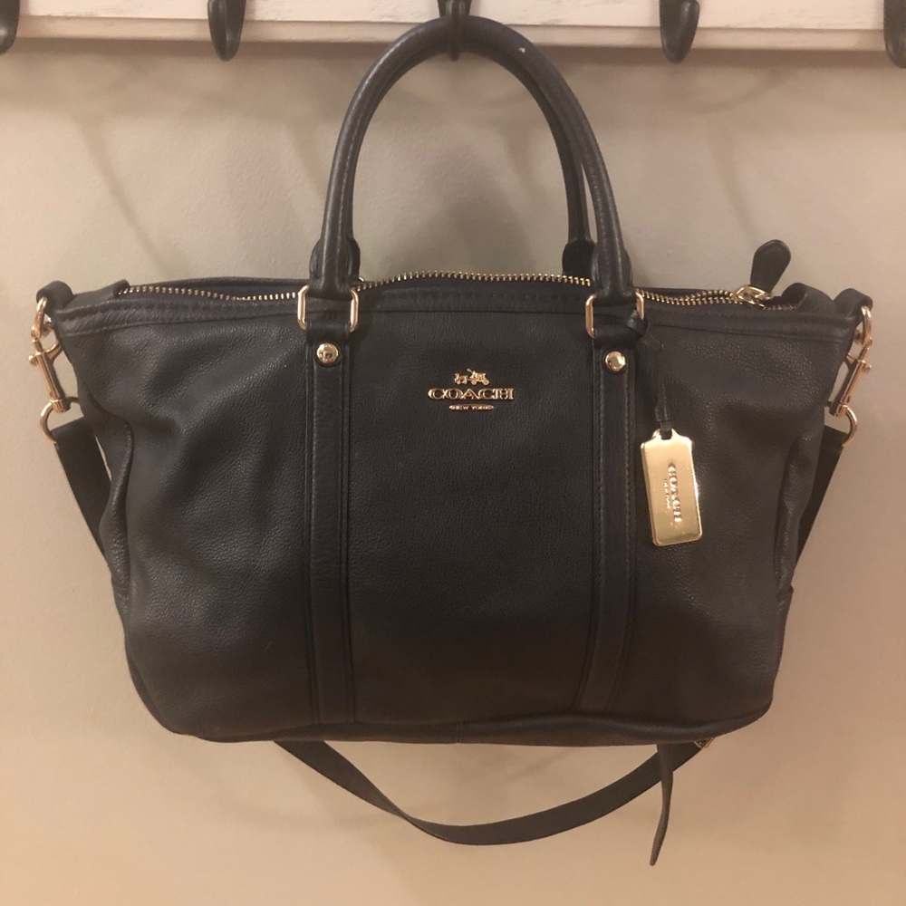 Coach bag - gorgeous navy blue.